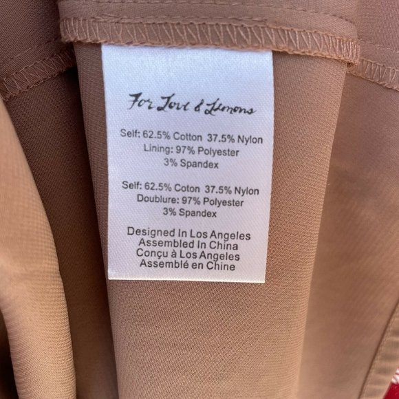 For Love & Lemons Red Daphne Lace Off-Shoulder Long Sleeve Dress Women Sz S $320 - Picture 8 of 12